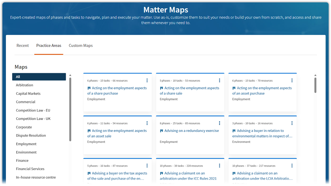 Matter maps